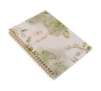 SOLUSTRE Libro de Contabilidad Gestión Financiera Portátil Uso Personal y Empresarial y para Cuaderno de Presupuesto en Papel Verde Diseño Clásico