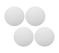 SOLUSTRE Lienzos Circulares para Pintar 4piezas, Lienzo Blanco de Material Firme Resistente a Deformaciones y Desgaste, Adecuado para Educación Artística y Uso en Estudio