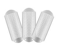 SOLUSTRE Lima de Pedicura de Mano de Acero Inoxidable 3piezas para Pies Raspador de Piel, Ligera y Reutilizable para Uso en Casa y Salón de Pedicura