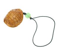 SOLUSTRE Llavero de Madera Colgante Tortuga Amuleto Suerte Decoración Colgante para Llaves y Mochilas Diseño Artesanal Accesorio de Mujer