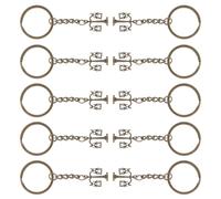 SOLUSTRE Llaveros de Abogado 10 Piezas, Llavero de Metal Balanza y Mazo, Color Bronce Antiguo, Colgante para Estudiantes de Derecho y Profesionales, Accesorios para Bolsos