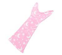 SOLUSTRE Luminosa de Sirena para Wearable de Franela con Brillo Saco de Dormir Acogedor para Cuentos y Camping Color Rosa