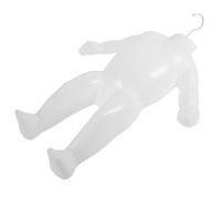 SOLUSTRE Maniquí Infantil de Plástico Blanco Perchas para Maniquíes de Vestir, Diseño Multifuncional y Portátil Adecuado para Tiendas de Ropa y Exhibiciones