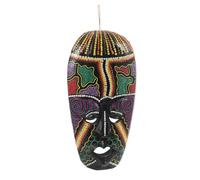 SOLUSTRE Máscara Decorativa Tribal Tallada Mano Madera Adorno Artístico para Pared Estilo Africano Decoración Única para Hogar y Oficina Diseño Surtido Varios estilos