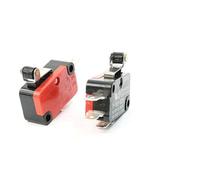 SOLUSTRE Microinterruptor de Límite Spdt V-155-1c25 Brazo de Rodillo Corto y Acción Rápida 15 Piezas Plástico y Metal para Equipos Electrónicos y Refrigeradores
