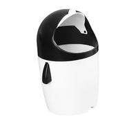 SOLUSTRE Mini Papelera de Oficina para Escritorio con Diseño de Basurero Compacto y Práctico para Bote de Basura con Tapa Abatible para Hogar y Coche