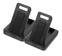 SOLUSTRE Mini Soporte Portátil Adecuado para Oficinas y Cafés, Pack de 2 Unidades Diseño Ventilado y Plegable, Material de Plástico y Silicona para Ordenador Portátil