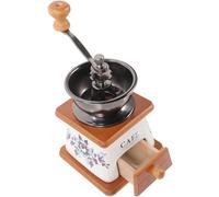 SOLUSTRE Molinillo Manual de Café de Cerámica Vintage 1 Pieza, Herramienta de Molienda para Cocina y Oficina, Molinillo de Pimienta y Café, Material Resistente sin Contaminación, Adecuado