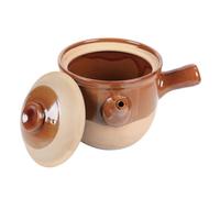 SOLUSTRE Olla de Barro Tradicional para Medicina China, Sartén para Hervir, Utensilio de Cocina Resistente al Fuego y Fácil de Limpiar, Adecuado para Cocina y Sopa