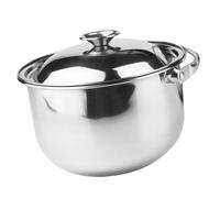 SOLUSTRE Olla de Sopa Multifuncional de Inoxidable con Mango Antideslizante para Hogar Restaurantes y Cocinas Profesionales
