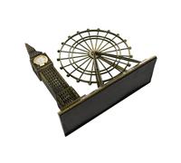 SOLUSTRE Ornamento De Aleación con Modelo Realista Emblemáticos Big y London Eye De Londres Souvenir Decorativo para Escritorio y Hogar Recuerdo Personal para Coleccionistas De Monumentos u