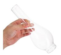 SOLUSTRE Pantalla de Lámpara de Queroseno de Cristal Transparente, Cubierta Resistente al Viento, Diseño Simple y Práctico para Uso en Chimeneas y Lámparas Colgantes