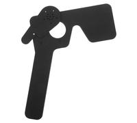 SOLUSTRE Parche Oclusor Ocular Negro Antideslizante para Prueba Vista, Accesorio Profesional para Examen de Astigmatismo, Uso en Hospitales, Escuelas y Familias