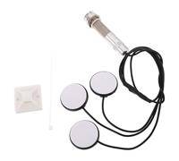 SOLUSTRE Pastillas Piezoeléctricas Autoadhesivas con Tubo de Aluminio para Guitarra Acústica Mandolina y Ukelele Transductores con Reducción de Ruido y Alta Claridad Sonora Fácil