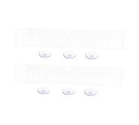 SOLUSTRE Peine para Desbordamiento de Acuario 2 Piezas, Separador de Peces Transparente 30 Cm con Ventosa, Accesorio para Pecera, Control Flujo de Agua y Prevención de Desbordamiento