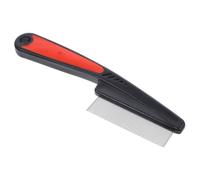 SOLUSTRE Peine Portátil de Acero Inoxidable de Dientes Finos Anticaspa Diseño Profesional Antiestático para para Cabello y Mascotas para Adultos y Niños