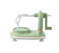 SOLUSTRE Pelador de Frutas Manual Manivela de Acero Inoxidable y Abs, Práctico Pelador Doméstico en Color Verde Claro para Pelar Manzanas, y Frutas Variadas en Cocina Hogar
