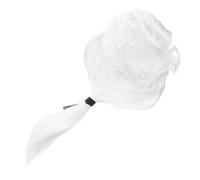 SOLUSTRE Peluca de Abogado Americana Rizada Ajustable para Disfraces y Eventos de Mascaradas, Cómoda para Llevar Todo el Día