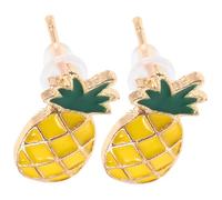 SOLUSTRE Pendientes de Mujer con Diseño de Fruta Pendientes de Botón de Duraderos Accesorios Veraniegos para Realzar el Rostro y Estilo Femenino Joyería Ligera y Cómoda para Uso Diario