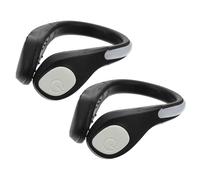 SOLUSTRE Pinzas para Zapatos Luminosas LED 2 Unidades, Luz de Advertencia Deportiva Clip, Abs Resistente al Agua, Multicolor, Ligeras y Seguras para Ciclismo y Running Nocturno, Accesorio