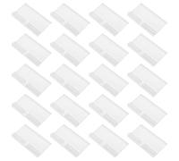 SOLUSTRE Portaetiquetas Transparentes para Estantes de Supermercado, 50 Unidades 7,5x4,2 Cm, Clips para Etiquetas de Precios Minoristas, Soportes para Exhibidores de Mercancía, Uso