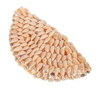 SOLUSTRE Posavasos Natural de Concha Artesanal Protector Térmico para Tazas de Café y Refrescos Base Pequeña para Escritorio y Hogar Diseño Sencillo y Práctico Color Color Aleatorio