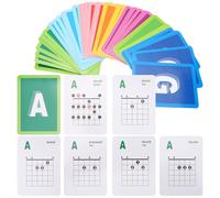 SOLUSTRE Póster Fácil de Leer y Coleccionar de Diagramas para Guitarra 49 Piezas en Papel Recubierto Adecuado para Principiantes y Niños Que Aprenden Guitarra
