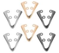 SOLUSTRE Protector Metálico para Puntas de Zapatos de Tacón Alto 3 Pares Cubierta Decorativa para Uso Diario Femenino