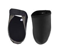 SOLUSTRE Protectores de Zapatos a Prueba de Viento, cubrezapatillas para Exteriores, cálidos e Impermeables, SRB, 1 par, para Andar en Bicicleta y Deportes al Aire Libre, Negro, Talla L