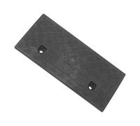 SOLUSTRE Rampa para Umbral de Coche Resistente y Antideslizante de Plástico Negro Fácil Instalación para Bordillos y Sillas de Ruedas en Carretera o Cobertizo