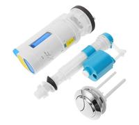 SOLUSTRE Recambio Cisterna Roca Doble Pulsador para Inodoro Completo Válvula de Llenado Abs y Mecanismo de Descarga para Conjunto Baño y Ahorro de Agua