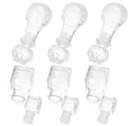 SOLUSTRE Recipientes de Vidrio de 50ml para Whisky y Vino Juego de 6 Diseño Elegante y Portátil para Uso en Cata de Vinos y Bar en Casa