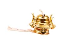 SOLUSTRE Regulador De Lámpara De Aceite Retro Metálico Dorado Grande Quemador Profesional y Base De Mecha para Lámpara De Queroseno Accesorio para Uso De Vidrio