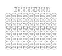 SOLUSTRE Resorte de Compresión de Acero Inoxidable 0,5x4x30 Mm para Bolígrafo, 10 Piezas, Resorte Pequeño de Presión para Reemplazo y Retorno Rápido, Compatible Bolígrafos de Gel