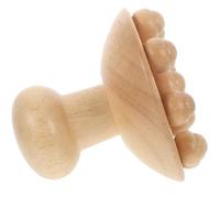 SOLUSTRE Rodillo de Masaje Corporal de Madera Portátil, Masajeador Manual de Puntos de Acupuntura Liso para Uso Doméstico, Práctico Rodillo Guasha para Relajación y Bienestar, Herramienta