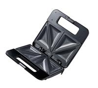 SOLUSTRE Sandwichera Eléctrica Antiadherente con Calentamiento Doble Máquina de de Pan para Sándwiches y Pasteles Diseño con Dual de Limpiar Uso Seguro