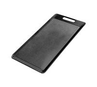 SOLUSTRE Sartén Bbq Antiadherente para Barbacoa Exterior Plancha de Hierro Resistente para Cocinar Gas Inducción y Abierto con Alta Conductividad Térmica y Fácil Limpieza