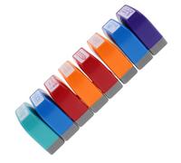 SOLUSTRE Sellos para Profesores en Aula, 8 Piezas de Sellos Coloridos en Español para Evaluación y Motivación Infantil, Material Escolar Seguro y Multifuncional para Oficina y Enseñanza