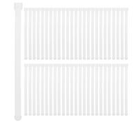 SOLUSTRE Separadores de Plástico Blanco Instalación Fácil y Estabilidad Mejorada Kit de 50 para Persianas Verticales para Cortinas en Oficinas y Hogares