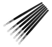 SOLUSTRE Set de 6 Cepillos de Silicona para Mascarilla Facial y Labial, Aplicadores de Maquillaje Profesional Material Plástico y Silicona para Uso en Casa