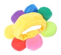 SOLUSTRE Sombrero para Gato Forma de Girasol, Tocado Floral y Color Amarillo Vibrante, Accesorio para Disfraz de Mascotas, Adecuado para Fiestas y Uso Doméstico