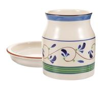 SOLUSTRE Soporte Escurre Cubiertos de Cerámica Multifuncional para Cocina Secador de Cubiertos y Palillos Diseño Delicado y Fácil Limpieza para Hogar y Restaurantes