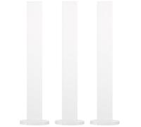 SOLUSTRE Soportes para Cinta Adhesiva de Acrílico Transparentes, 3 Juegos Diseño Desmontable y Estructura Simple, Fáciles de Montar para Oficina y Hogar