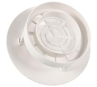 SOLUSTRE Tapa de Lluvia para Chimenea y Conductos 110-160 Mm de Pvc Blanco, Cubierta de Ventilación Resistente al Viento para Techo, Protector de Embudo para Exteriores, Sombrero
