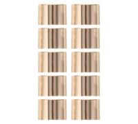 SOLUSTRE Tapas de Repuesto para Difusores de Aroma de Vidrio 24 Dientes, 10 Piezas Doradas, Tapa Difusora de Fragancia Compatible para Botellas de Aromaterapia en Casa, Oficina y Coche