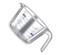 SOLUSTRE Taza Medidora de Vidrio Resistente al Calor de 250ml con Escala Clara para Cocina y Hornear Reutilizable y Práctica