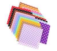 SOLUSTRE Telas Estampado de Flores y Puntos Cuadradas 20 No Tejidas Corte Fácil Varios estilos para Manualidades DIY Ideales para Costura de Patchwork y Creación de Bolsos Varios estilos