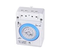 SOLUSTRE Temporizador Mecánico Compacto Cronómetro para Cocina y Horneado Control Horario Manual 48Vac/DC Portátil para Uso Interior 4.44X3.26X1.96In