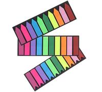 SOLUSTRE Tiras de Lectura Adhesivas Pet Autoadhesivas y Ligeras, 3 Conjuntos de Pegatinas de Notas Coloridas para Adolescentes y Personas con Dislexia