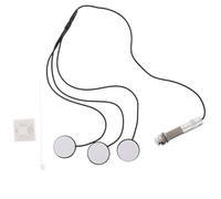 SOLUSTRE Transductor Piezoeléctrico Guitarra Ukulele Mandolina y Kalimba con Tubo de Aluminio Pastilla Acústica Sensible y Fácil Instalación para Mejorar Sonido y Grabación